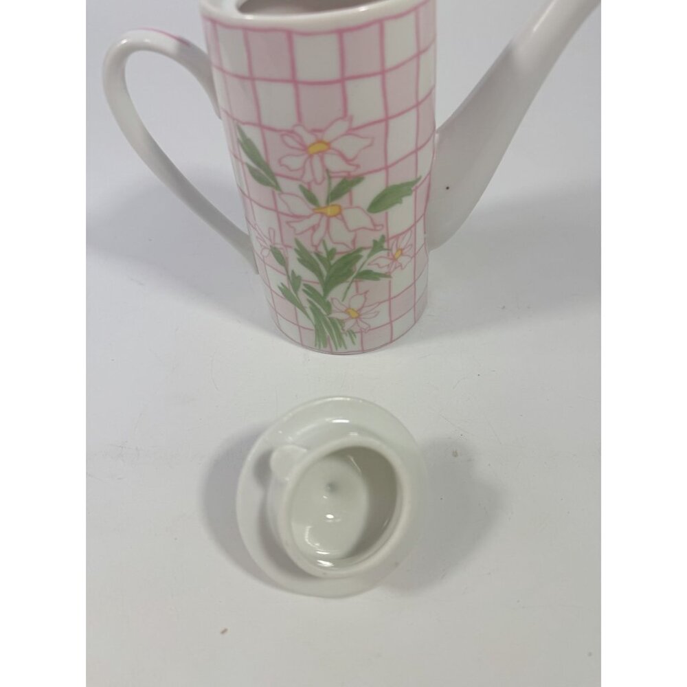 Mini Tea Pot Franci Villa Vanilla Daisies Taste Setter Vintage Palm Beach Regenc - Picture 11 of 13